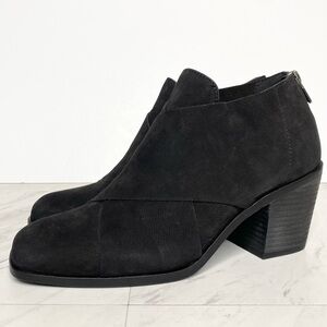 Eileen Fisher Ember Black Nubuck Bootie 9
